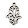 Non-Tarnish 201 Stainless Steel Pendants STAS-E176-21P-3
