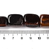 Natural Red Tiger Eye Dyed & Heated Beads Strands G-H040-A01-01-5