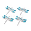Alloy Enamel Dragonfly Big Pendants X-ENAM-L034-10P-4