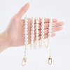 Acrylic Imitation Pearl Bag Strap FIND-WH0046-05G-3