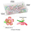 70Pcs Transparent Acrylic Pendants PALLOY-FS00050-4