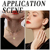 32Pcs 8 Styles Alloy Enamel Pendants ENAM-SC0005-84-5