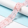 Natural Rose Quartz Beads Strands G-B028-A02-2