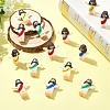 30Pcs 5 Colors Easter PVC Plastic Jesus Display Decoration DJEW-YW0001-10-5