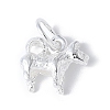 925 Sterling Silver 3D Chinese Zodiac Charms STER-P066-01S-11-1