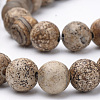 Dyed Natural Agate Beads Strands G-Q462-130D-6mm-3