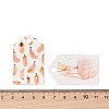 100Pcs Paper Feather Printed Gift Tags CDIS-H007-10-3