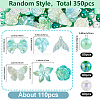 110Pcs DIY Gradient Color Style Jewelry Making Finding Kits KY-SP0001-67A-2