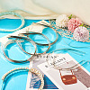 30Pcs 3 Styles Hair Accessories Iron Hair Band Findings OHAR-TA0001-08A-5