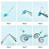 DIY Moon and Star Earring Making Kit DIY-SC0020-19-4