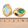 Oval Cat Eye Beads KK-H516-04G-3