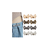 8 Sets 4 Colors Bowknot Shape Alloy Adjustable Jean Button Pins FIND-AN0001-47-8