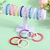 15Pcs Handmade Polymer Clay Beads Stretch Bracelets for Women BJEW-SW001597-4