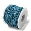 Spray Painted 304 Stainless Steel Curb Chains STAS-B067-05B-06-3