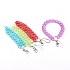 Acrylic Curb Chain Mobile Straps Sets HJEW-JM00452-1