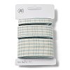 9 Yards 3 Styles Tartan Print Polyester Ribbon SRIB-C002-01D-2