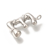 Rack Plating Brass Pendants KK-I722-08P-E-2