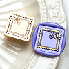 Number 08  Wax Seal Brass Stamp Heads AJEW-I067-B01-1