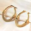 201 Stainless Steel Hoop Earrings LS-EJEW-Q026-15G-B-2