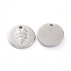 Non-Tarnish 304 Stainless Steel Pendants STAS-G242-17P-2