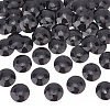 50Pcs Flat Back Acrylic Rhinestone Cabochons OACR-OC0001-15C-1
