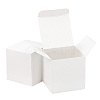 Foldable Cardboard Paper Jewelry Boxes LS-CON-WH0072-34B-1