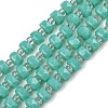 Opaque Glass Beads Strands GLAA-P076-01C-05-1