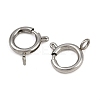 304 Stainless Steel Spring Ring Clasps STAS-B095-05E-P-2