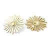 304 Stainless Steel Flower Stud Earring for Women EJEW-C092-02G-2