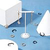 12Pair 2 Color 304 Stainless Steel Huggie Hoop Earrings EJEW-UN0032-61-3