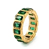 304 Stainless Steel Pave Cubic Zirconia Finger Rings for Women SA-CBAABBA-08D-G-2