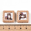 Opaque Resin Decoden Cabochons RESI-N039-130-4