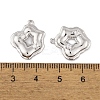 Brass Micro Pave Clear Cubic Zirconia Pendants LS-KK-L212-09P-3