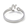 Non-Tarnish Constellations 304 Stainless Steel Open Cuff Ring for Women RJEW-L122-001P-05-3