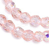 Transparent Glass Beads Strands EGLA-N028-01A-A10-4