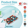80Pcs 5 Colors Transparent Acrylic Beads MACR-TA0002-24-4