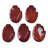 Natural Red Rainbow Jasper Pendants G-K359-03M-1