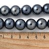 Electroplate Round Pearlized Glass Pearl Beads Strands X-EGLA-U002-01A-4