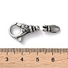 316 Stainless Steel Lobster Claw Clasps Sets STAS-D303-10AS-03-3