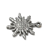 304 Stainless Steel Pendants STAS-P422-02A-P-2