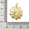 Brass Micro Pave Clear Cubic Zirconia Pendants KK-F899-05B-G-3
