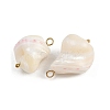 Natural Shell Nuggets Pendants X1-STAS-D378-30G-2