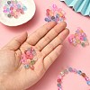 Transparent Frosted Glass Beads FGLA-YW0001-02A-5