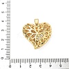 Brass Micro Pave Cubic Zirconia Pendants KK-D426-21F-G-3