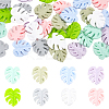 CHGCRAFT 32Pcs 8 Colors Food Grade Eco-Friendly Silicone Beads FIND-CA0006-70-1
