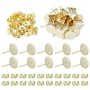 20Pcs 304 Stainless Steel Stud Earring Findings STAS-YW0001-42C-1