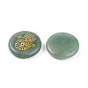 Natural Green Aventurine Cabochons G-N345-06D-2