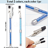2Pcs Iron and PVC and Acrylic Alligator Memo Clips FIND-SC0011-25B-2