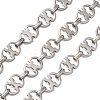 304 Stainless Steel Oval Link Chains CHS-S012-24P-1
