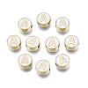 Alloy Enamel Beads ENAM-N052-006-01A-RS-1